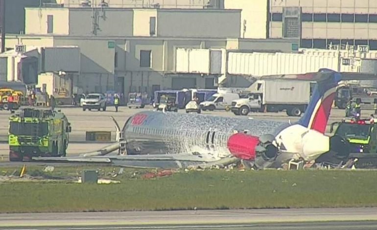 Photo of Avión de la aerolínea dominicana Red Air se accidenta en Miami