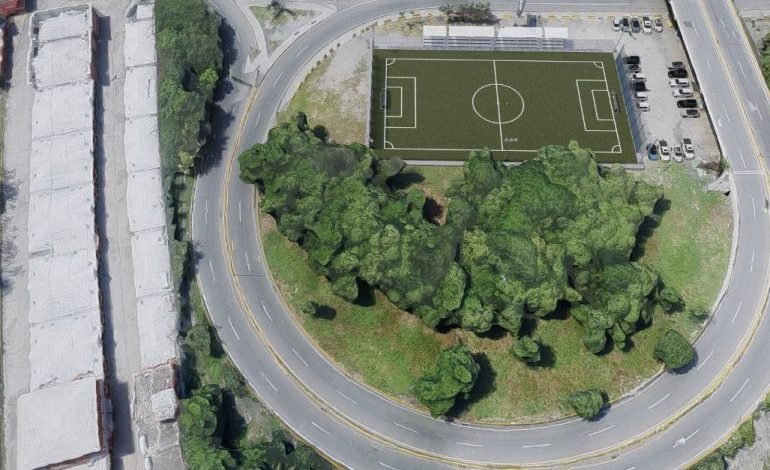 Photo of Alcaldía SDO anuncia construcción de cancha de fútbol en rotonda de la Autopista 30 de Mayo