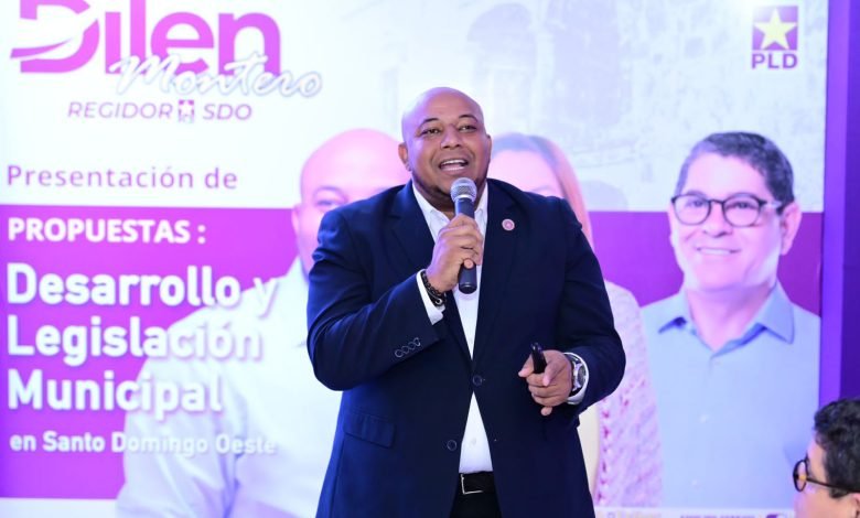 Photo of Candidato a Regidor Dilen Montero presenta sus propuestas de Desarrollo y Legislación Municipal en SDO