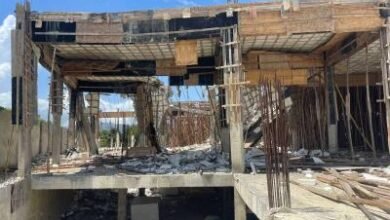 Photo of Se desploma parte del techo en obra en construcción en Santiago