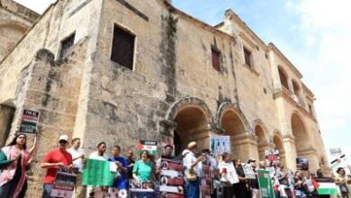 Photo of Dominicanos manifiestan apoyo a la Marcha Global de Gaza