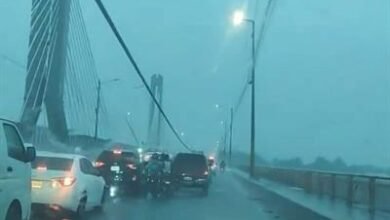 Photo of Postes a punto de caer en puente de la 17 por tormenta Melissa