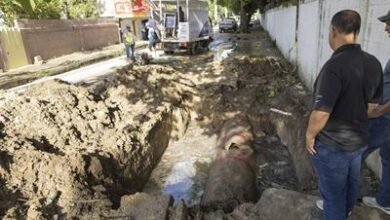 Photo of Más de 10 sectores están sin agua desde el viernes por tubería rota