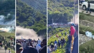 Photo of Bombas lacrimógenas y chorros de agua a manifestantes en San Juan
