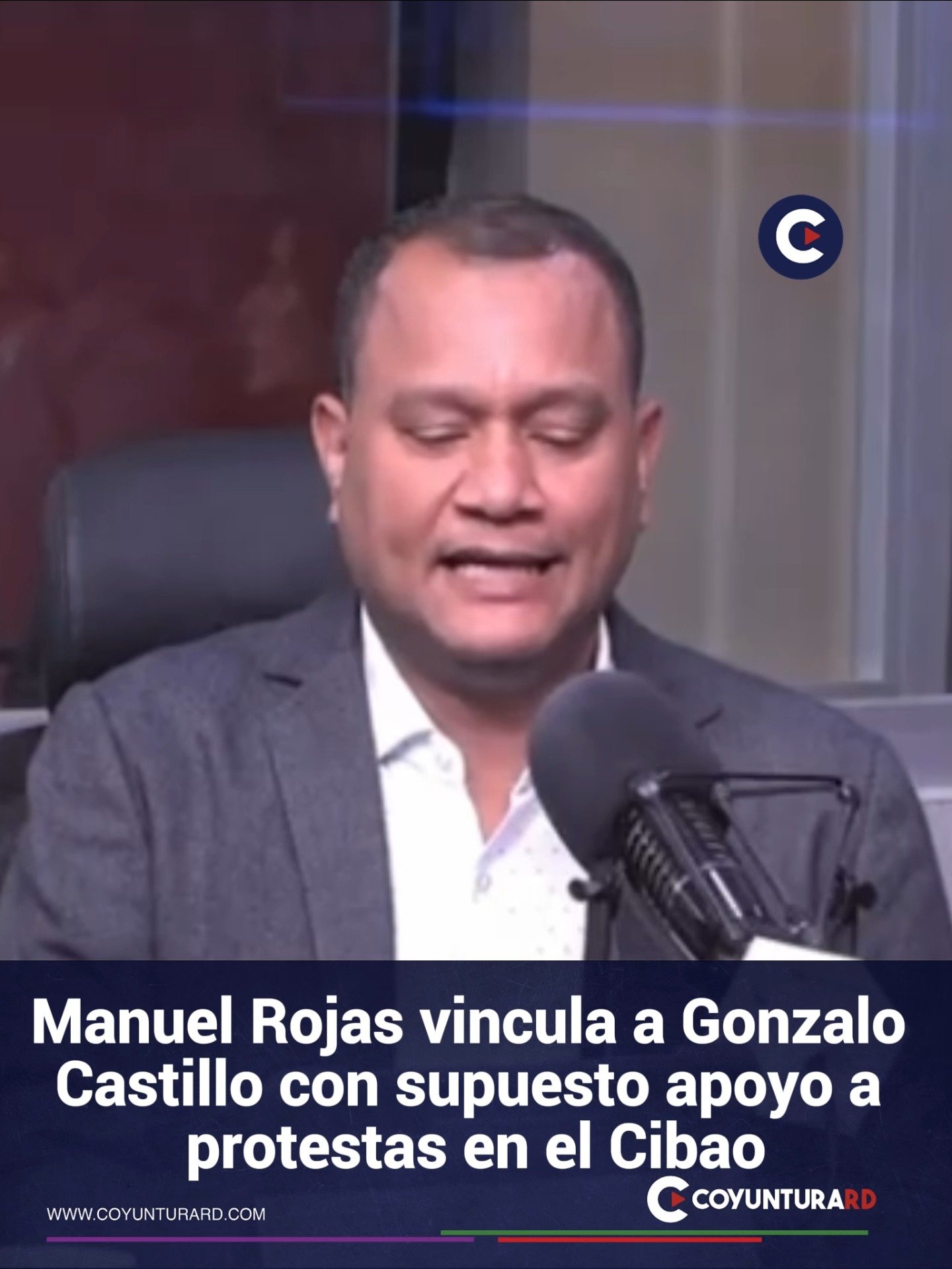 Manuel Rojas durante su intervención en Rumbo de la Mañana.