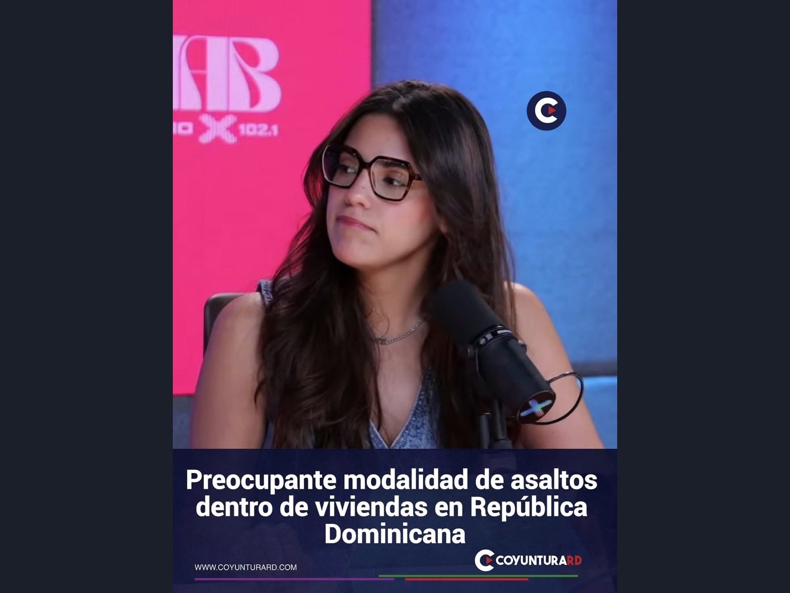 Paloma Rodríguez comenta casos recientes de robos y asaltos ocurridos dentro de viviendas.