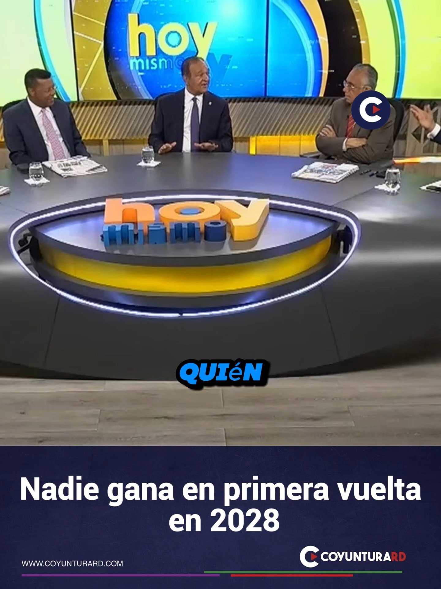 Antonio Marte durante una entrevista en el programa Hoy Mismo.