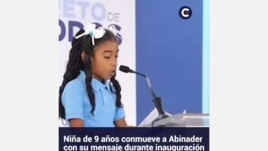 Photo of Estudiante destaca oportunidades de nueva escuela inaugurada en El Naranjal, Ocoa