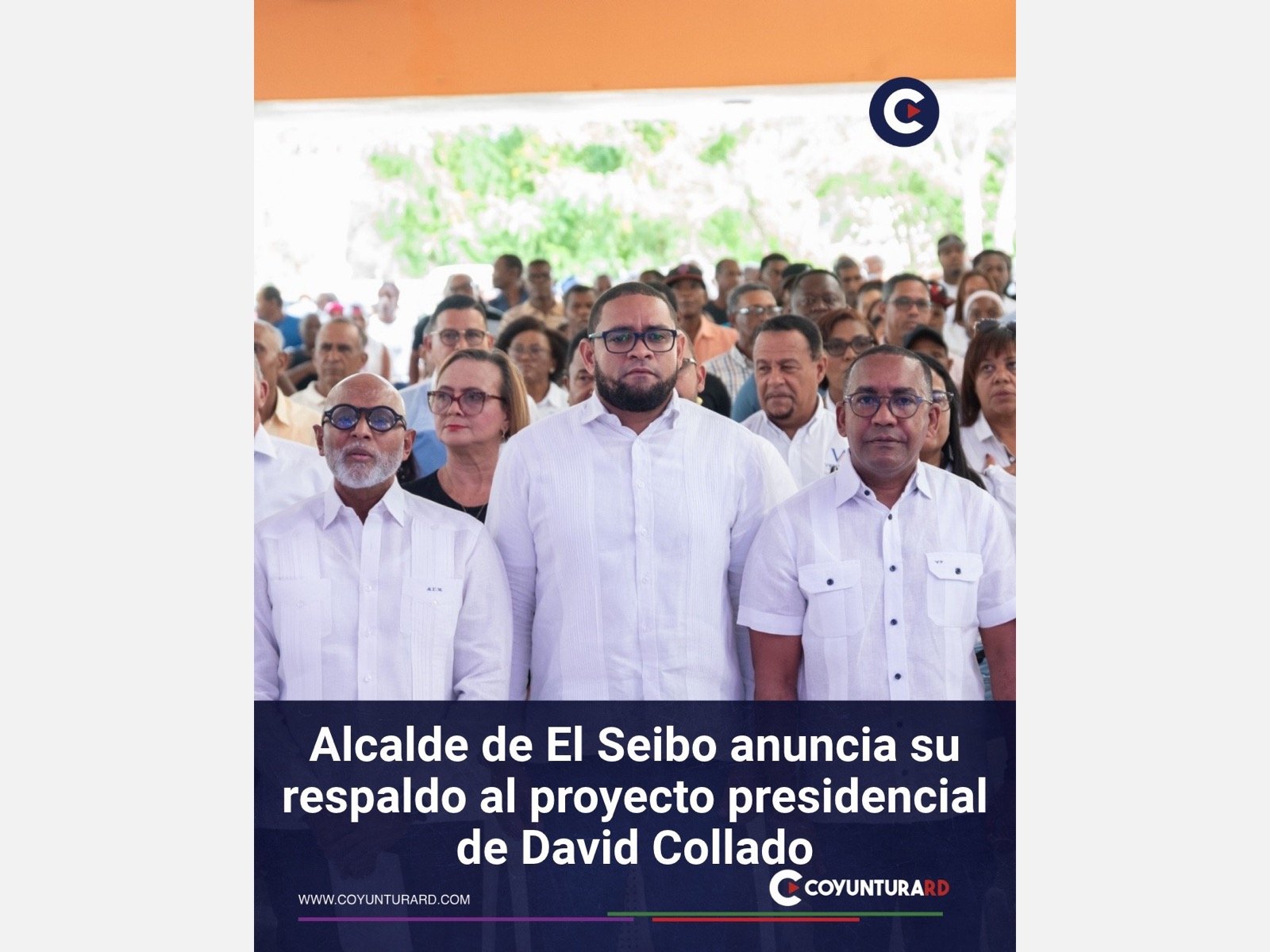 Leo Francis Zorrilla durante el acto de integración al proyecto presidencial de David Collado en El Seibo.