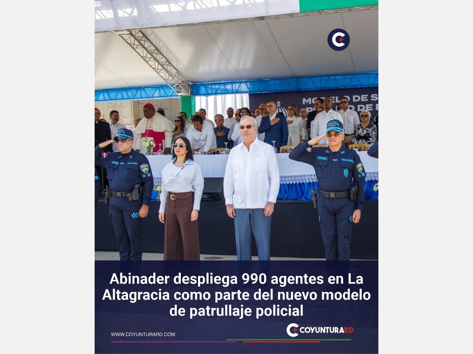 Agentes policiales formados durante el inicio del nuevo modelo de patrullaje en La Altagracia.