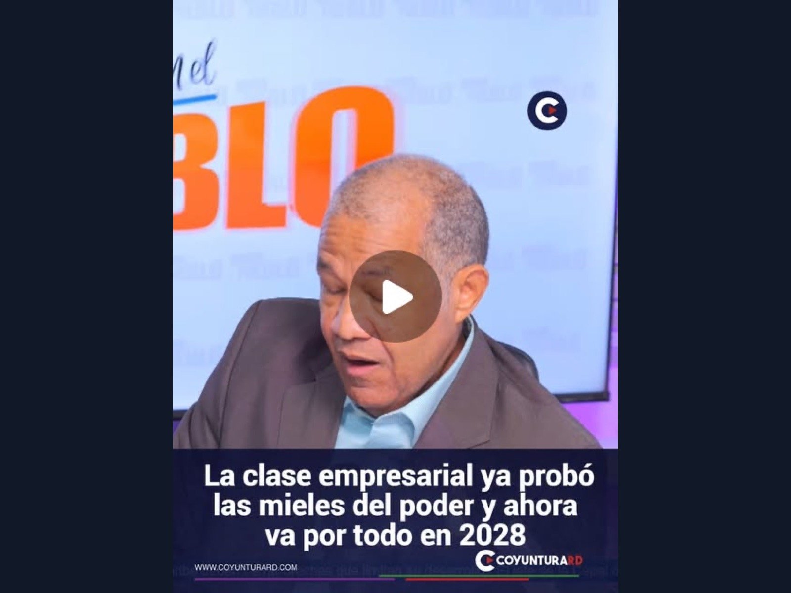 Domingo Páez durante entrevista en Panorama FM sobre el escenario electoral de 2028